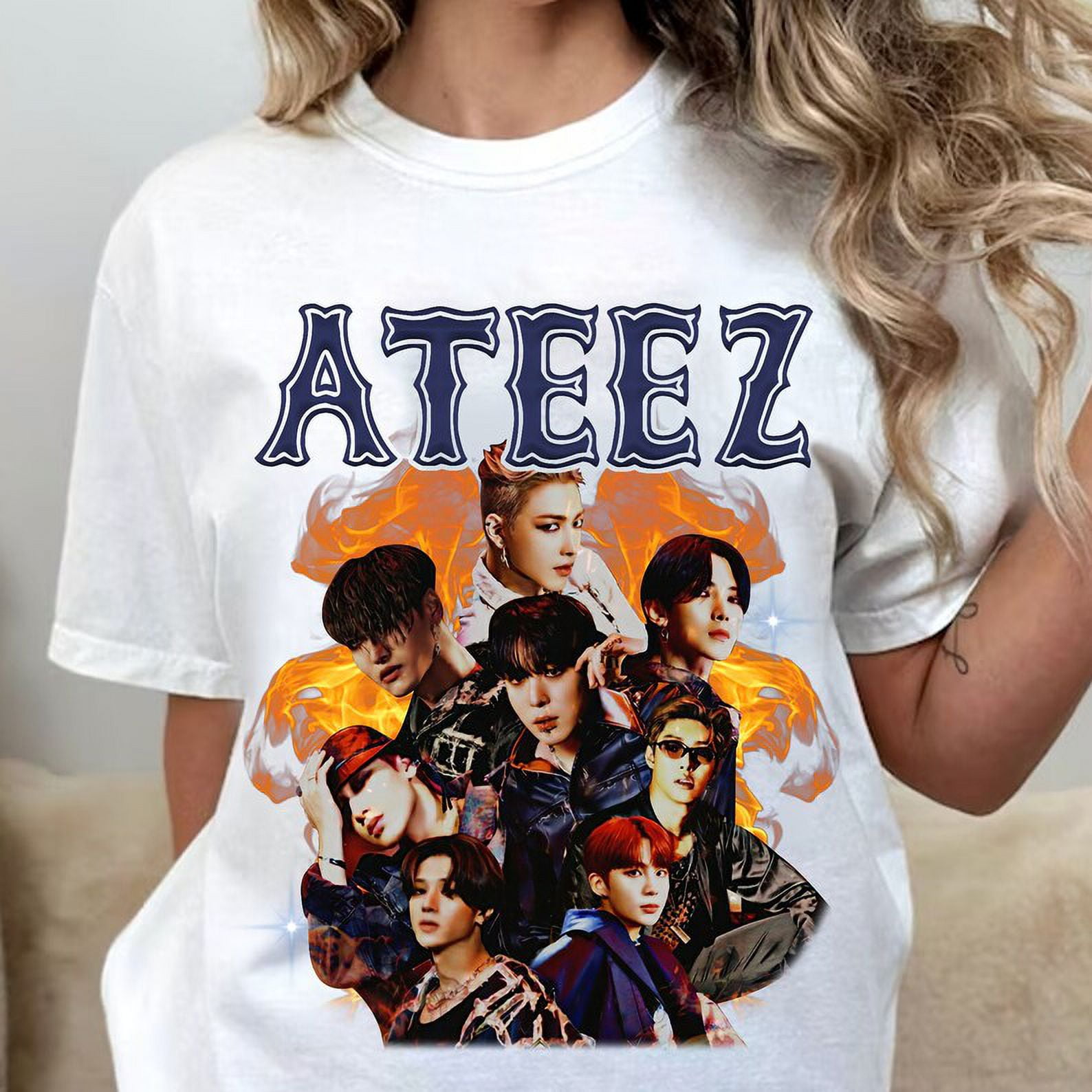Cute Ateez The World Ep.Fin Will Album Shirt, Ateez Will Shirt, Ateez