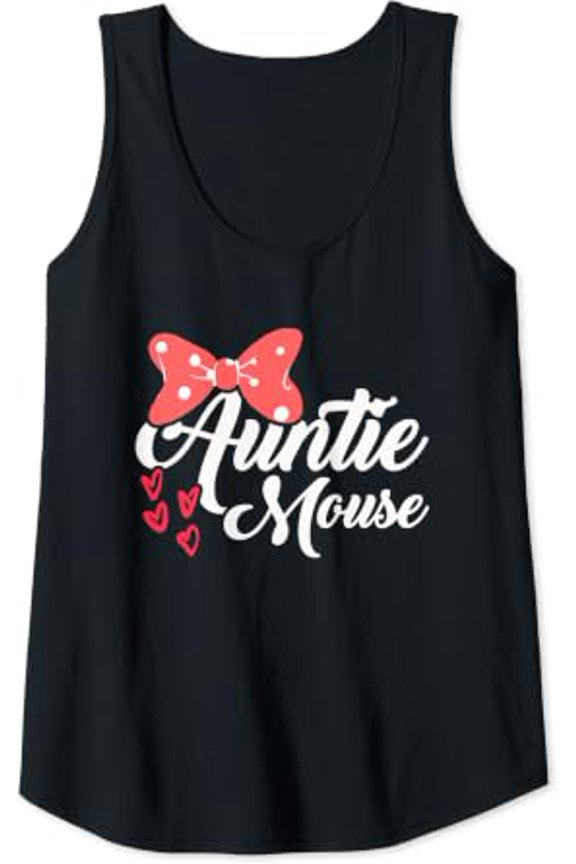 Cute Auntie Mouse Niece Nephew Aunt Tank Top Size S-3XL