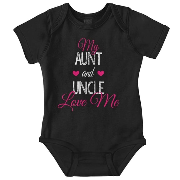 Cute Auntie Uncle Present Loved Niece Bodysuit Jumper Girls Infant Baby Brisco Brands 6M
