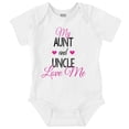 thumbnail image 1 of Cute Auntie Uncle Present Loved Niece Bodysuit Jumper Girls Infant Baby Brisco Brands NB, 1 of 7