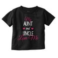 thumbnail image 1 of Cute Auntie Uncle Present Loved Niece Youth T Shirt Tee Girls Infant Toddler Brisco Brands 6M, 1 of 5