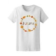 thumbnail image 1 of Cute Autumn Fall T-Shirt Women -Image by Shutterstock, Female Large, 1 of 2