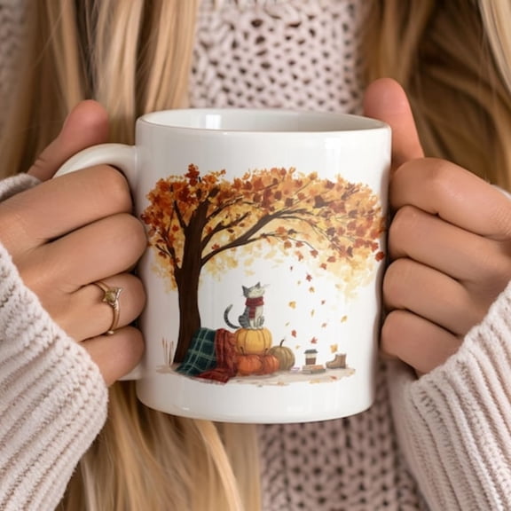 Cute Autumn t Mug, Fall leaves mug, I Fall Yall Cup, Se Fall Dr, Tksgiving Gift, Autumn Dr Mug, Gift Her.