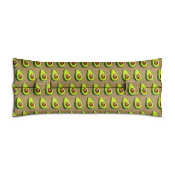 Cute Avocado Art Seatbelt Cushion - Comfortable Post-Hysterectomy or C-Section Pillow