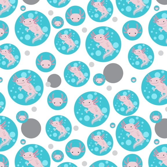 Cute Axolotl Mexican Walking Fish Premium Gift Wrap Wrapping Paper Roll