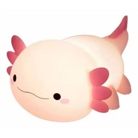 Cute Axolotl Night Light for Kids Bedroom Rechargeable