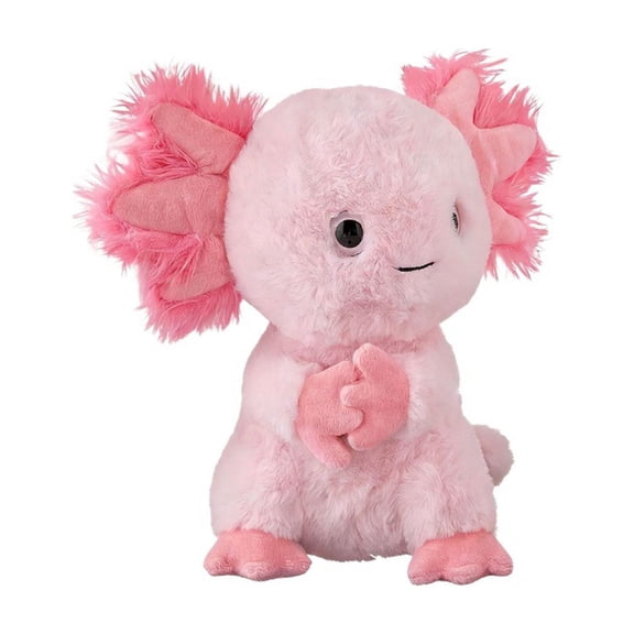 Cute Axolotl Plush - 9.8" Soft Stuffed Animal Salamander Plush Pillow,Kawaii Plush Toy Gift for All (Pink)