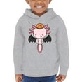 thumbnail image 1 of Cute Axolotl W Bat Costume Hoodie Toddler -Image by Shutterstock,  4 Toddler, 1 of 4