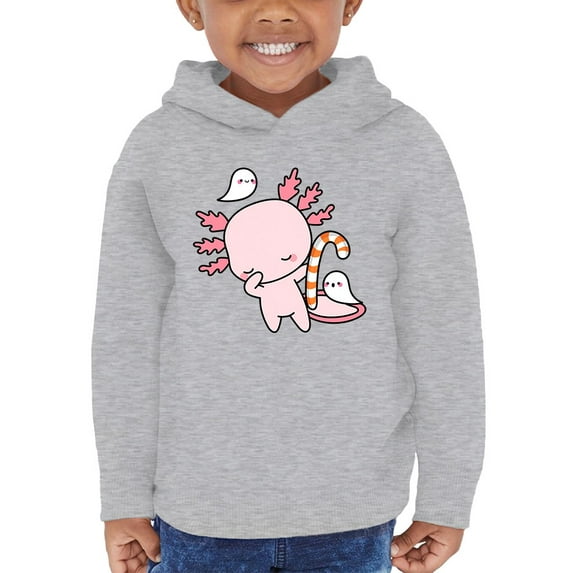 Cute Axolotl W Candy Hoodie Toddler -Image by Shutterstock, 4 Toddler