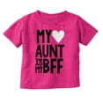 thumbnail image 1 of Cute BFF Niece Aunt Best Auntie Ever Youth T Shirt Tee Girls Infant Toddler Brisco Brands 18M, 1 of 5