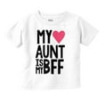 thumbnail image 1 of Cute BFF Niece Aunt Best Auntie Ever Youth T Shirt Tee Girls Infant Toddler Brisco Brands 24M, 1 of 5