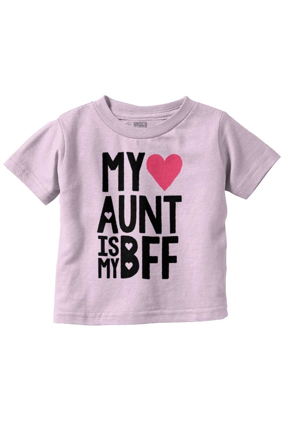 Cute BFF Niece Aunt Best Auntie Ever Youth T Shirt Tee Girls Infant Toddler Brisco Brands 5T