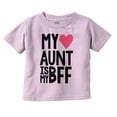 thumbnail image 1 of Cute BFF Niece Aunt Best Auntie Ever Youth T Shirt Tee Girls Infant Toddler Brisco Brands 6M, 1 of 5