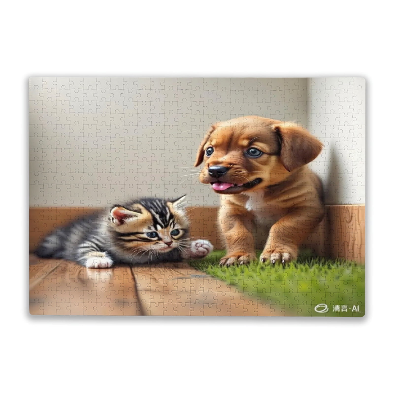 Jigsaw Puzzle - "Beagle Dogs" 500 Or 1000 Piece Fun Game For Adults & Kids, 20x15 Inch - View #7