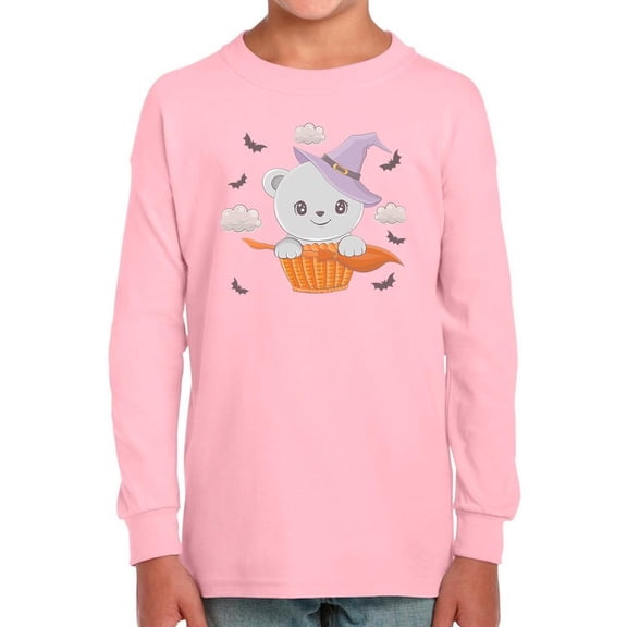 Cute Baby Bear W Broom Long Sleeve Toddler -Image by Shutterstock,  3 Toddler