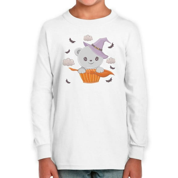 Cute Baby Bear W Broom Long Sleeve Toddler -Image by Shutterstock, 4 Toddler
