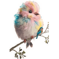 thumbnail image 1 of Cute Baby Bird Birds Animal Jungle Wild Adventure Fun Colorful Animals Forest Creature Wall Art Sticker Designs Vinyl Stickers For Home House Walls Rooms Windows Bedroom Decoration Size (16x20 inch), 1 of 1