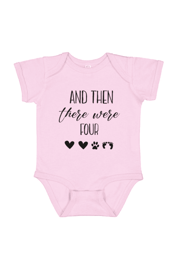 Cute Baby Bodysuit And Then There Were Four Graphic Baby Onesie for Infants