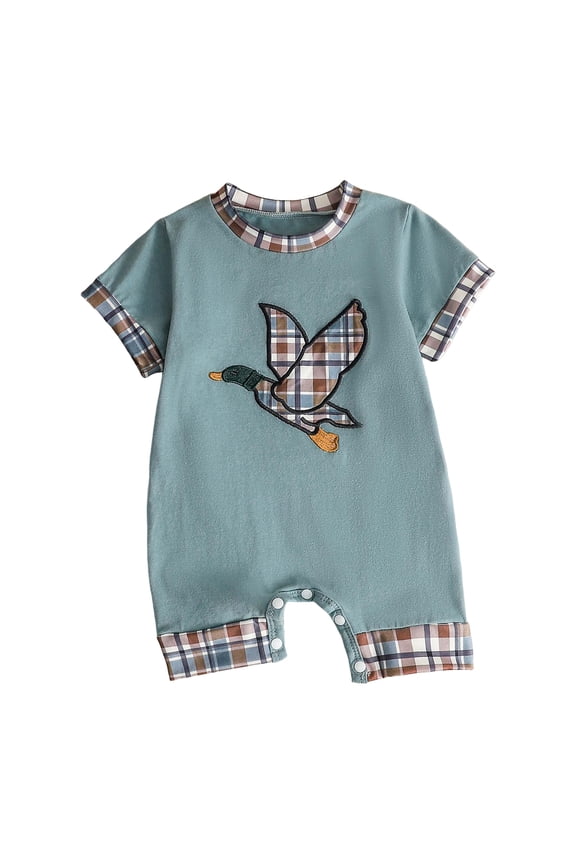 Cute Baby Boy Outfits Newborn Boy Rompers Baby Boys Girls Funny Print Romper One-Piece Beach Outfit Summer Clothes 0-18 Months