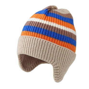 Cute Baby Boys Knit Beanie Hat Toddler Little Girls Windproof Winter Warm Cold