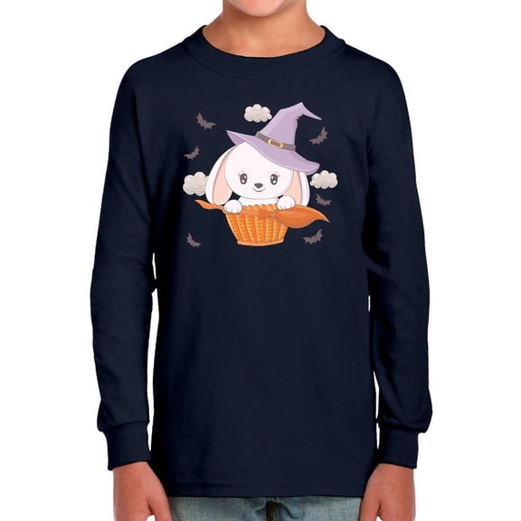 Cute Baby Bunny W Broom Long Sleeve Toddler -Image by Shutterstock, 3 Toddler