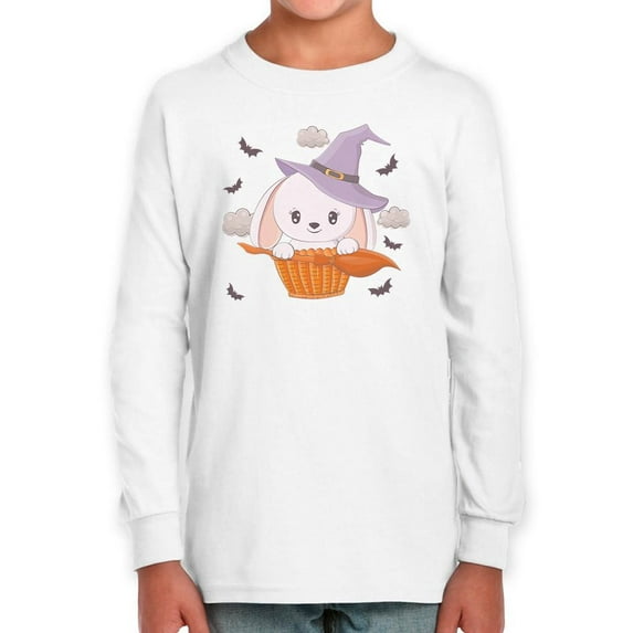 Cute Baby Bunny W Broom Long Sleeve Toddler -Image by Shutterstock, 5 Toddler