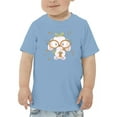 thumbnail image 1 of Cute Baby Bunny W Glasses T-Shirt Toddler -Image by Shutterstock,  4 Toddler, 1 of 4
