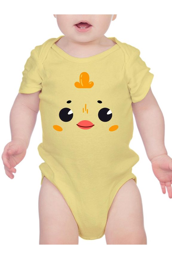 Cute Baby Chick Face Bodysuit Infant -Image by Shutterstock, 24 Months