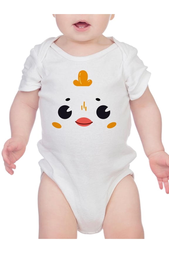 Cute Baby Chick Face Bodysuit Infant -Image by Shutterstock, 6 Months