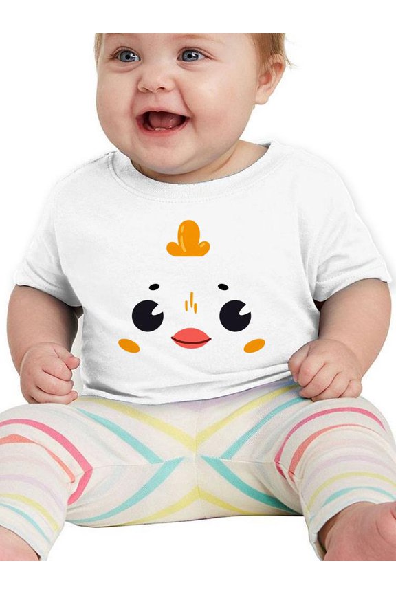 Cute Baby Chick Face T-Shirt Infant -Image by Shutterstock,  24 Months