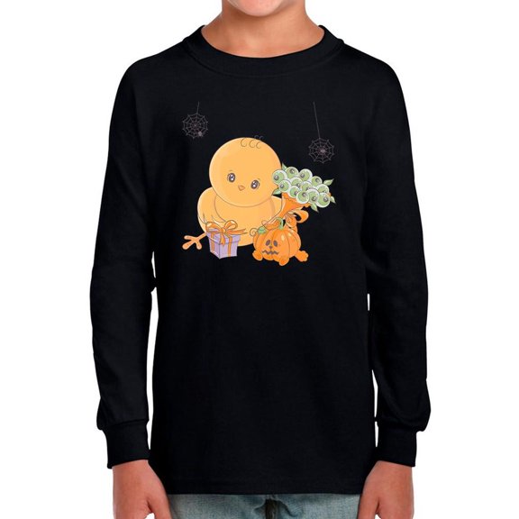 Cute Baby Chicken W Gummy Eyes Long Sleeve Toddler -Image by Shutterstock,  4 Toddler