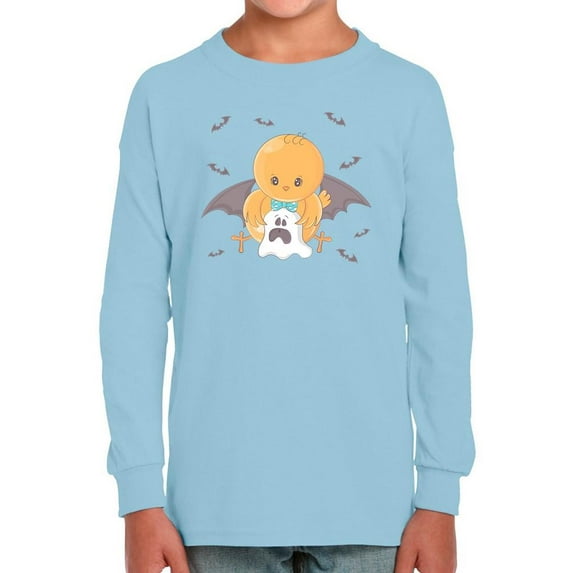 Cute Baby Chicken Y Ghost Long Sleeve Toddler -Image by Shutterstock, 3 Toddler