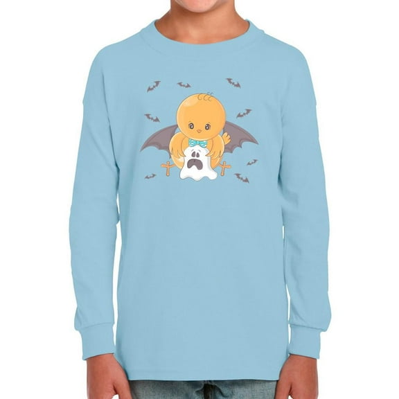 Cute Baby Chicken Y Ghost Long Sleeve Toddler -Image by Shutterstock, 3 Toddler
