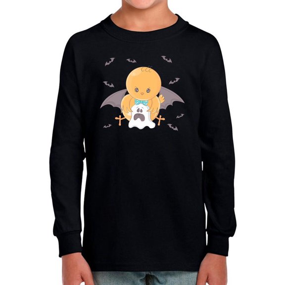 Cute Baby Chicken Y Ghost Long Sleeve Toddler -Image by Shutterstock,  3 Toddler