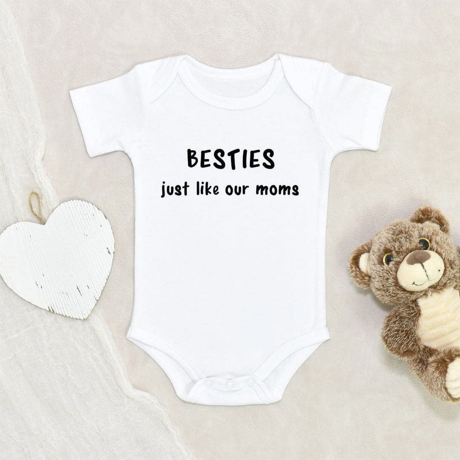 Cute Baby Clothes Besties Baby Onesie Besties Just Like Our Moms Baby Onesie Unique Baby Onesie Baby Shower Gift Walmart