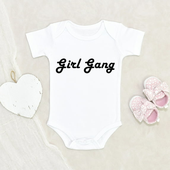 Cute Baby Clothes - Girls Gang Clothes - Girls Themed Clothes - Adorable Baby Clothes