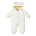 thumbnail image 1 of Cute Baby Clothes Newborn Boy Girl Snowsuit Winter Coats Infant Jumpsuit Bodysuits Registry Warm Hooded Suit, 1 of 6