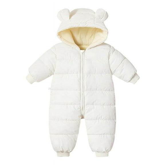 Cute Baby Clothes Newborn Boy Girl Snowsuit Winter Coats Infant Jumpsuit Bodysuits Registry Warm Hooded Suit