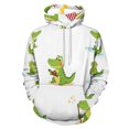 thumbnail image 1 of Cute Baby Crocodiles Playing Men's Women New Sweatshirt Hoodie Men's Plus Size Sweatshirt Hooded Sweatshirt 3d Printed Street Men's Cloth, 1 of 6