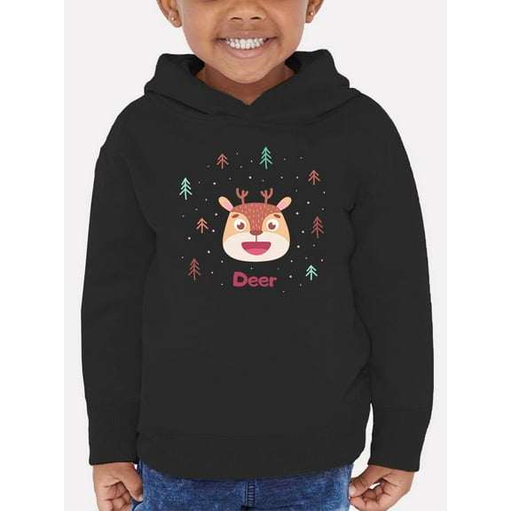 Cute Baby Deer Face Hoodie Toddler -Image by Shutterstock,  2 Toddler