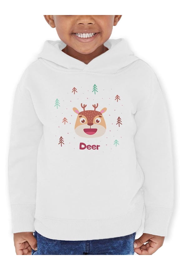 Cute Baby Deer Face Hoodie Toddler -Image by Shutterstock,  2 Toddler