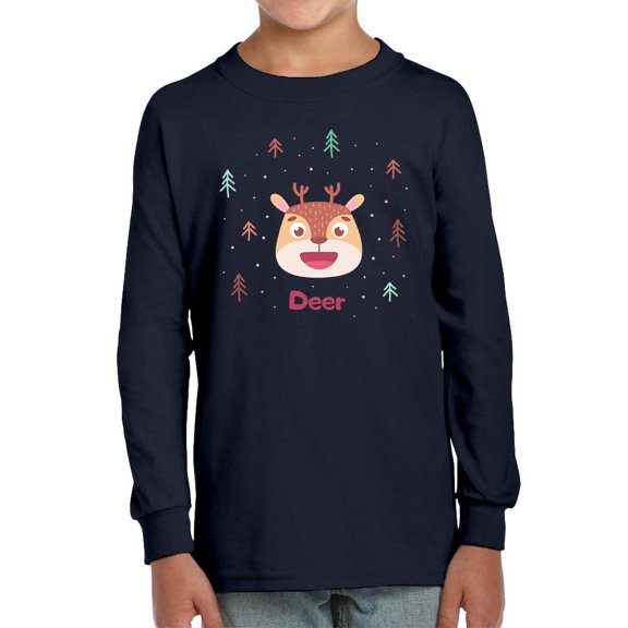 Cute Baby Deer Face Long Sleeve Toddler -Image by Shutterstock,  2 Toddler