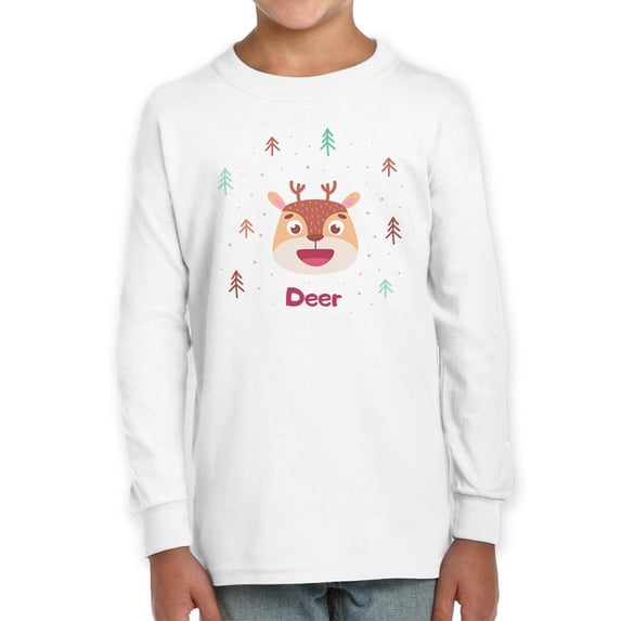 Cute Baby Deer Face Long Sleeve Toddler -Image by Shutterstock, 3 Toddler