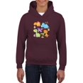 thumbnail image 1 of Cute Baby Dinosaur Art Hoodie Juniors -Image by Shutterstock,  Small, 1 of 4