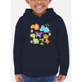 thumbnail image 1 of Cute Baby Dinosaur Art Hoodie Toddler -Image by Shutterstock,  4 Toddler, 1 of 4