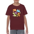 thumbnail image 1 of Cute Baby Dinosaur Art T-Shirt Juniors -Image by Shutterstock,  Medium, 1 of 4