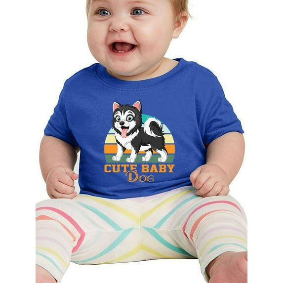 Cute Baby Dog T-Shirt Infant -Image by Shutterstock, 6 Months