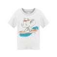 thumbnail image 1 of Cute Baby Elephant Surfing T-Shirt Toddler -Image by Shutterstock,  3 Toddler, 1 of 2