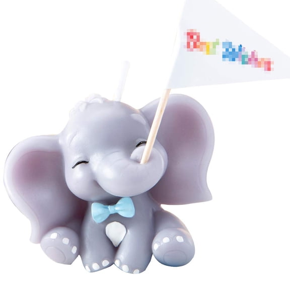 Cute Baby Elephant for Birthday Party Baby Shower and Wedding Favor (Baby Boy)