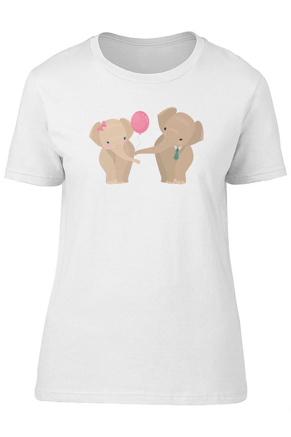 Cute Baby Elephants Tee Women's -Image by Shutterstock